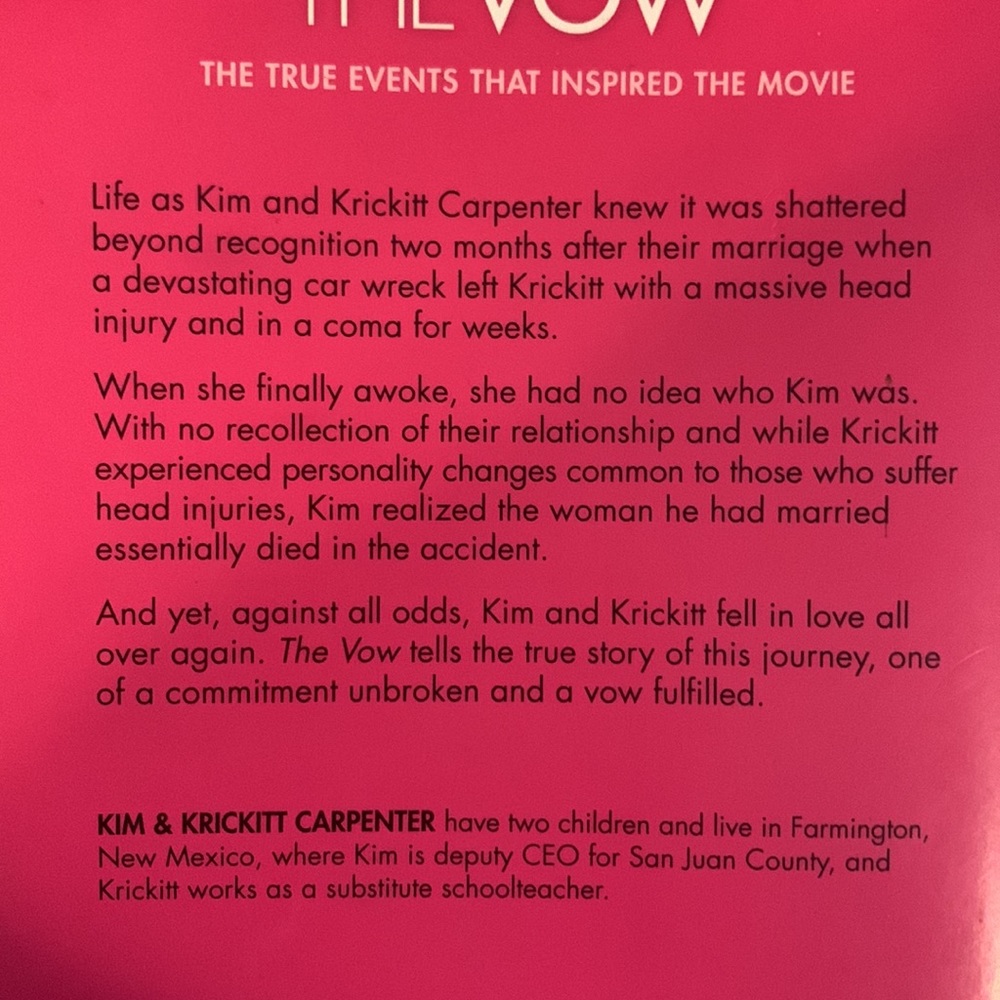 Book-The Vow - Picture 2 of 2
